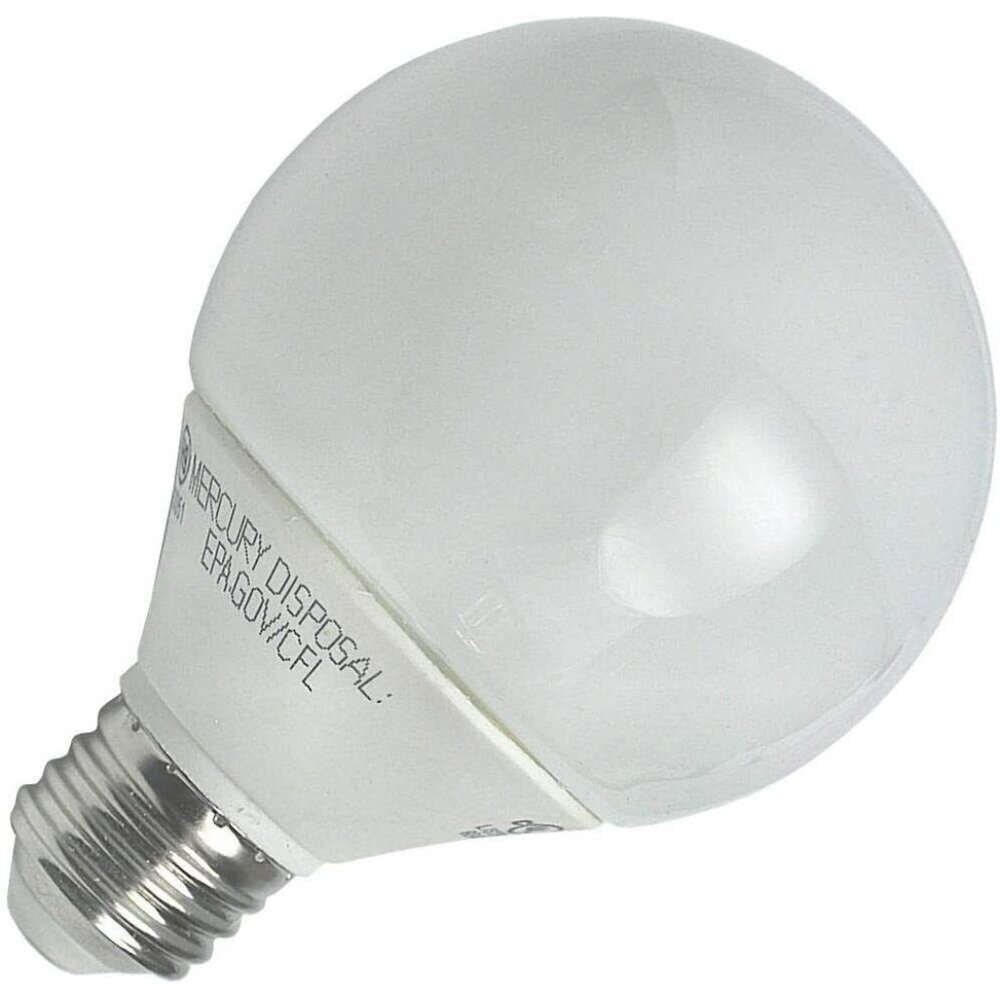 GE Mini Globe CFL 11 W 500 Lumen Soft White 2700K Vanity Light Bulb